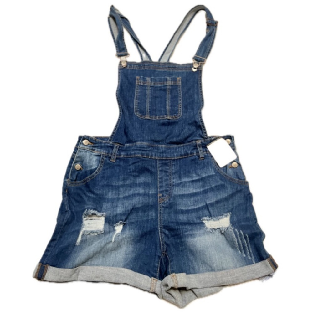 WAX JEAN Distressed Shorts Jumper
